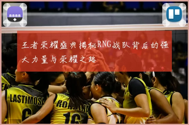 王者荣耀盛典揭秘RNG战队背后的强大力量与荣耀之路